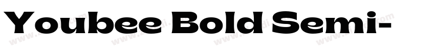 Youbee Bold Semi字体转换 Youbee Bold Semi字体转换